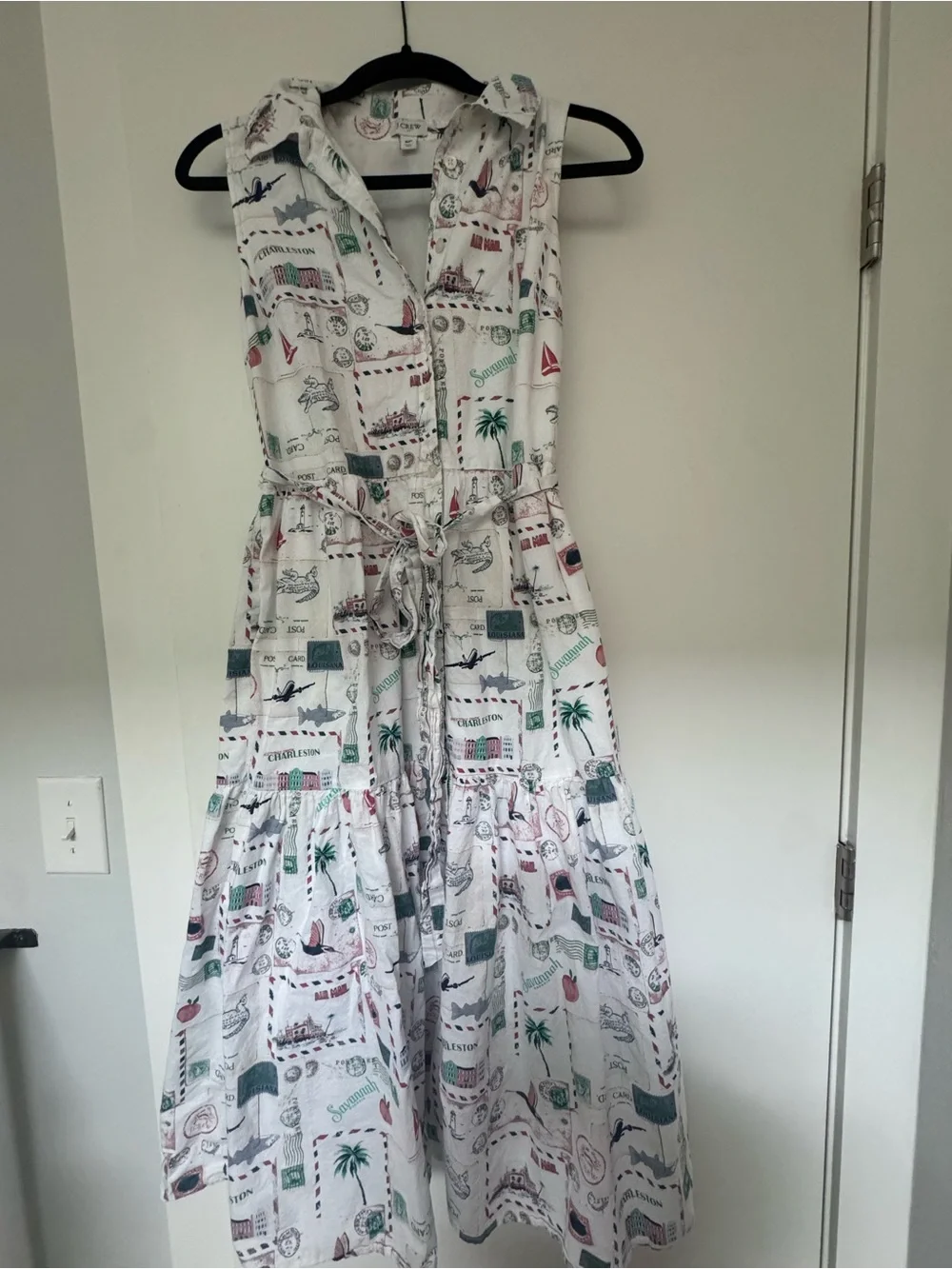 Jcrew Vintage Postcard Dress